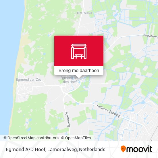Egmond A/D Hoef, Lamoraalweg kaart