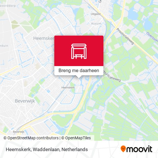 Heemskerk, Waddenlaan kaart