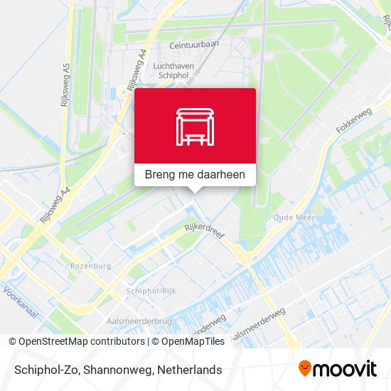 Schiphol-Zo, Shannonweg kaart