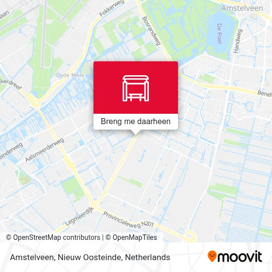 Amstelveen, Nieuw Oosteinde kaart