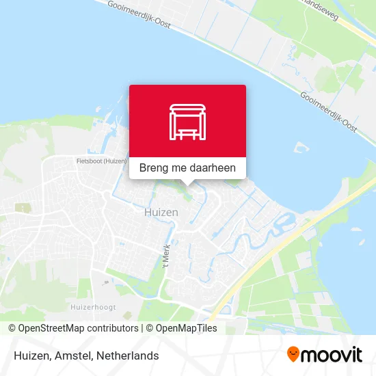 Huizen, Amstel kaart