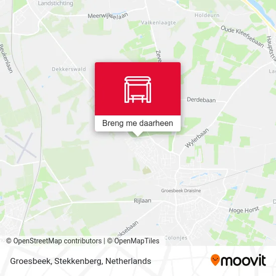 Groesbeek, Stekkenberg kaart