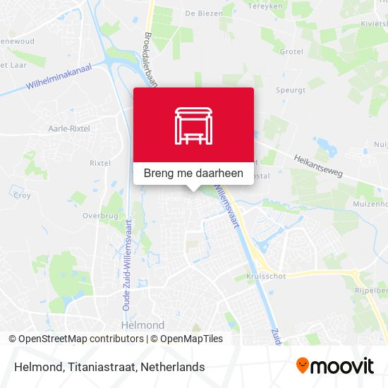 Helmond, Titaniastraat kaart