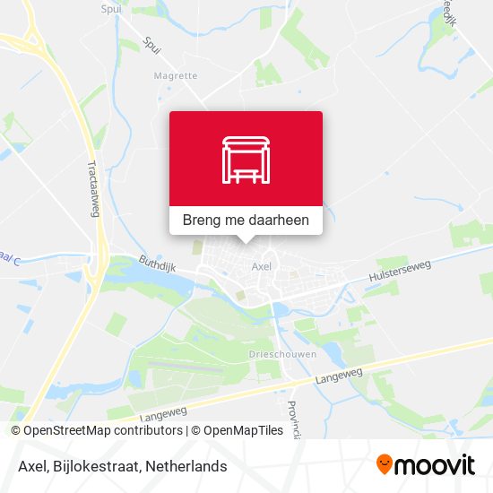 Axel, Bijlokestraat kaart