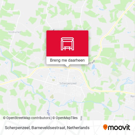 Scherpenzeel, Barneveldsestraat kaart