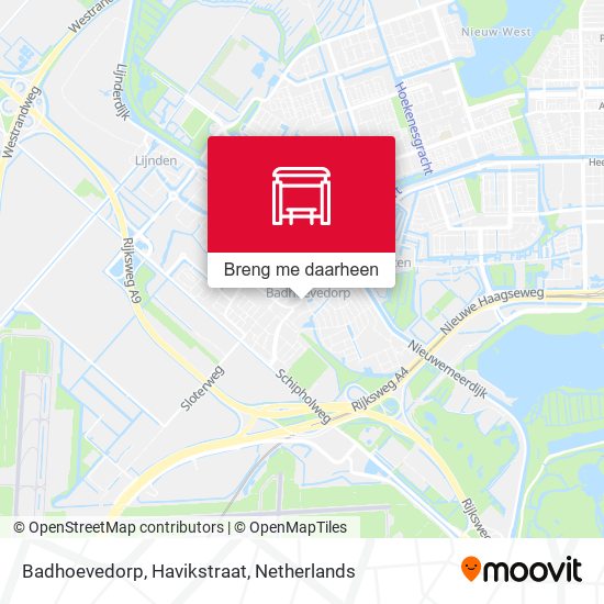 Badhoevedorp, Havikstraat kaart