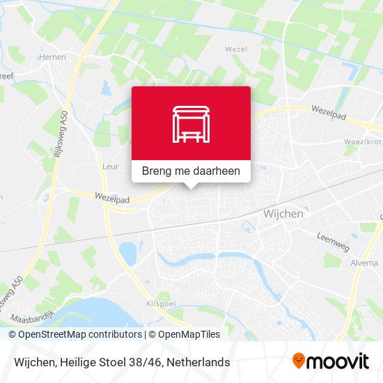 Wijchen, Heilige Stoel 38/46 kaart