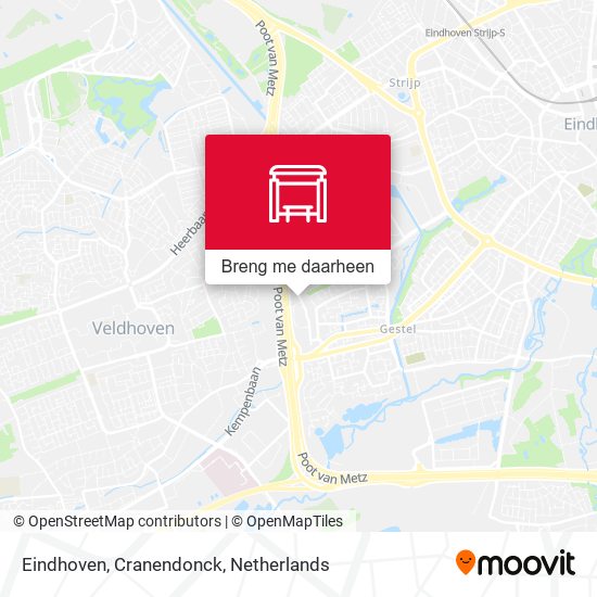 Eindhoven, Cranendonck kaart