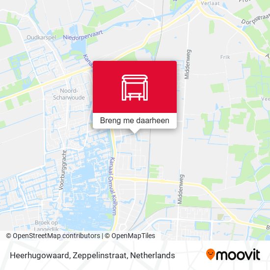 Heerhugowaard, Zeppelinstraat kaart