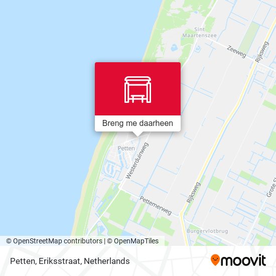 Petten, Eriksstraat kaart