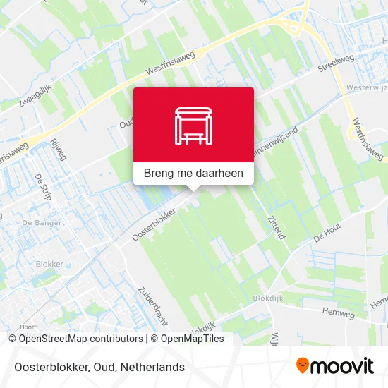 Oosterblokker, Oud kaart