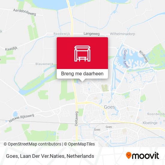 Goes, Laan Der Ver.Naties kaart