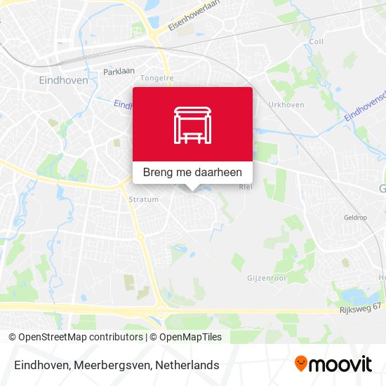 Eindhoven, Meerbergsven kaart