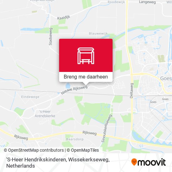 'S-Heer Hendrikskinderen, Wissekerkseweg kaart