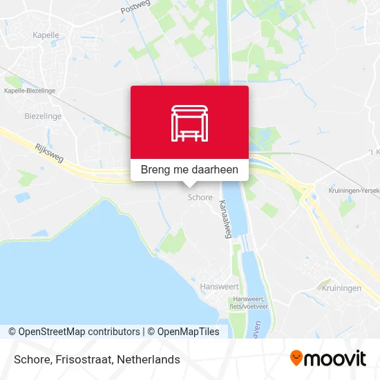 Schore, Frisostraat kaart