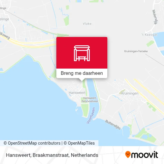 Hansweert, Braakmanstraat kaart