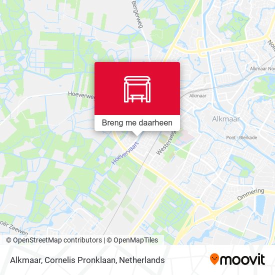 Alkmaar, Cornelis Pronklaan kaart