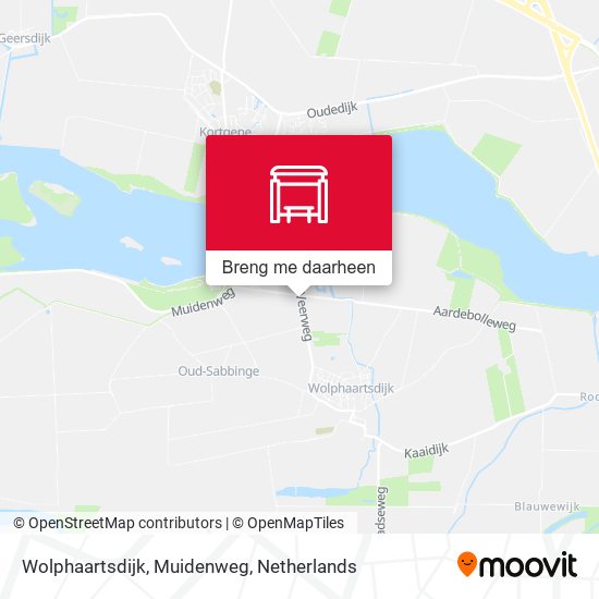 Wolphaartsdijk, Muidenweg kaart