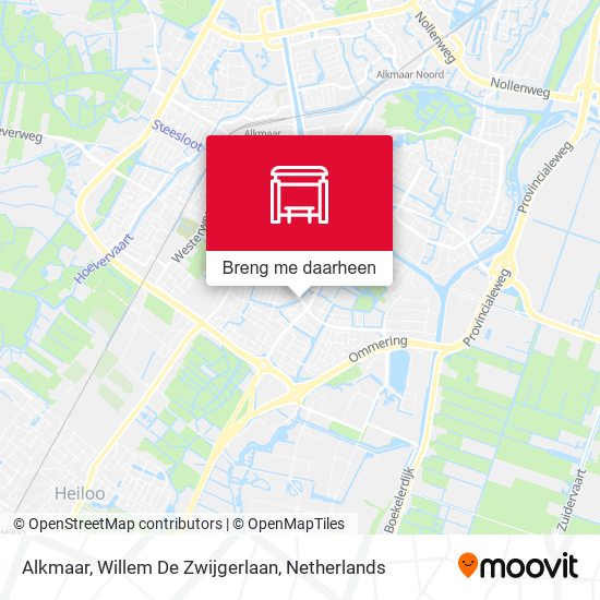 Alkmaar, Willem De Zwijgerlaan kaart