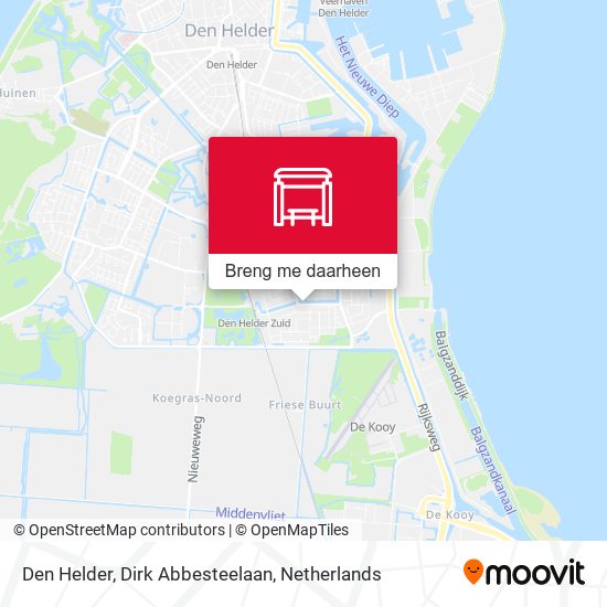 Den Helder, Dirk Abbesteelaan kaart