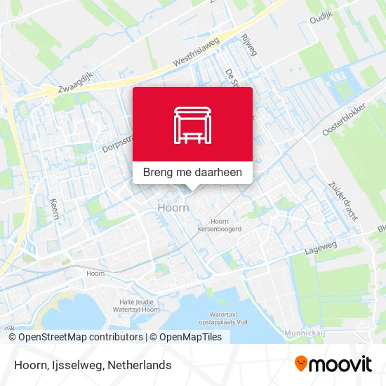 Hoorn, Ijsselweg kaart