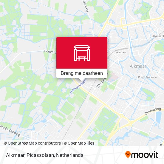 Alkmaar, Picassolaan kaart