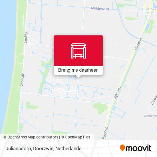 Julianadorp, Doorzwin kaart