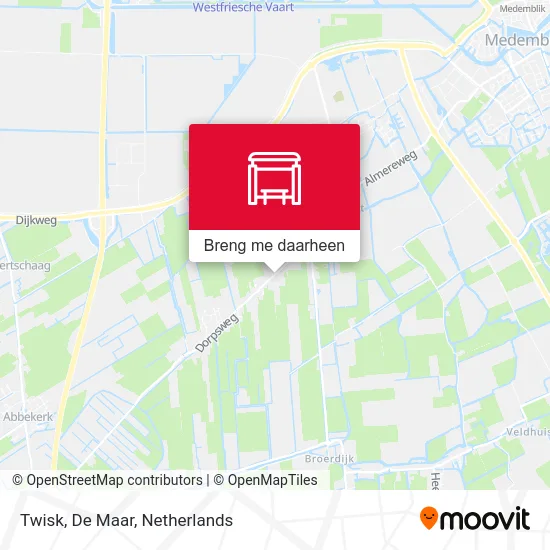 Twisk, De Maar kaart