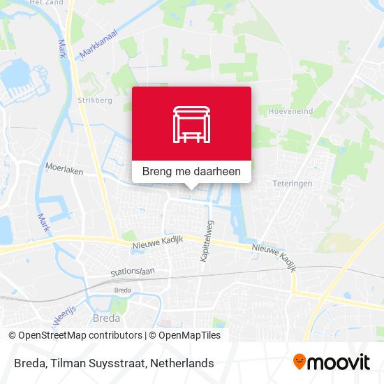 Breda, Tilman Suysstraat kaart