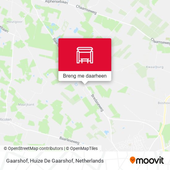 Gaarshof, Huize De Gaarshof kaart