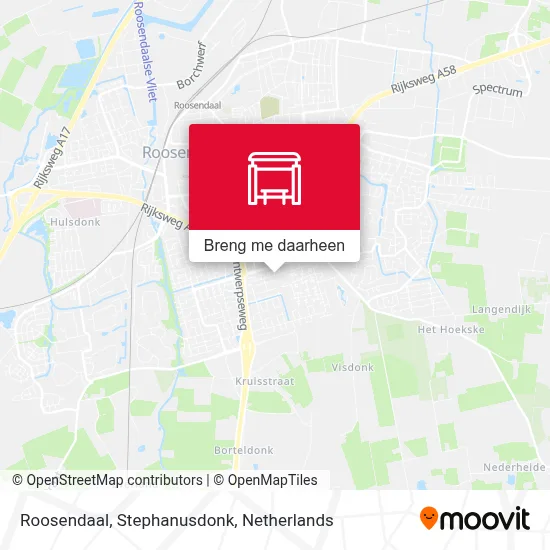 Roosendaal, Stephanusdonk kaart