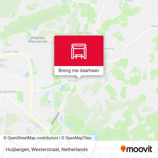 Huijbergen, Westerstraat kaart