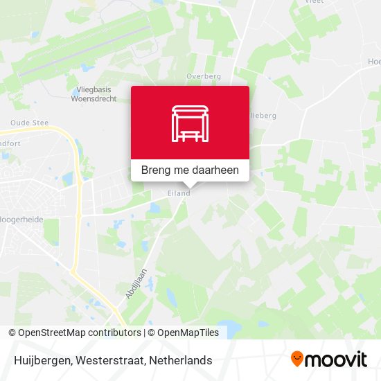 Huijbergen, Westerstraat kaart