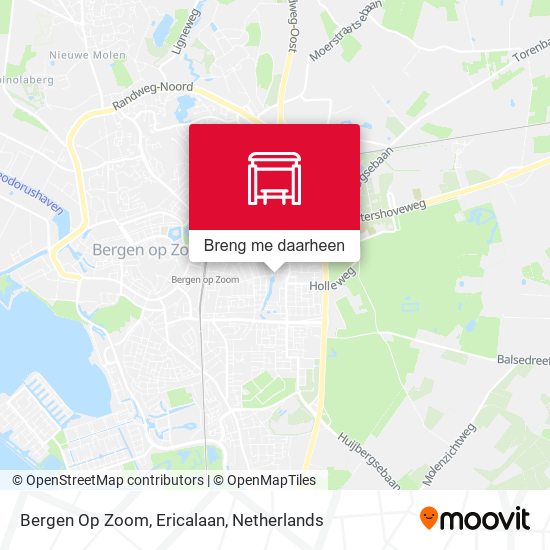 Bergen Op Zoom, Ericalaan kaart