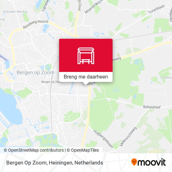 Bergen Op Zoom, Heiningen kaart