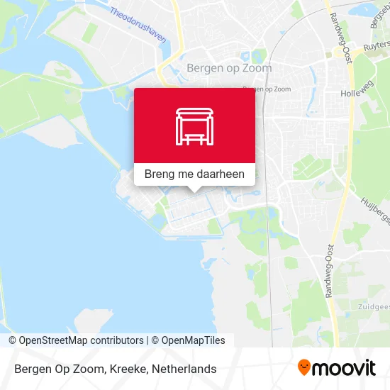 Bergen Op Zoom, Kreeke kaart