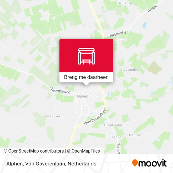 Alphen, Van Gaverenlaan kaart