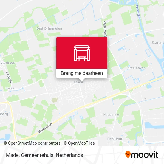 Made, Gemeentehuis kaart