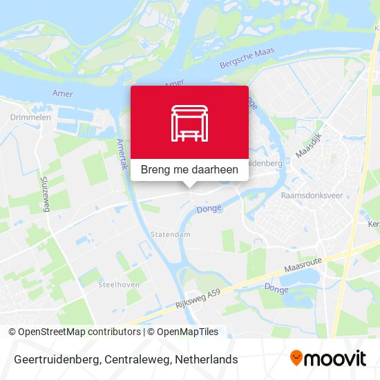 Geertruidenberg, Centraleweg kaart