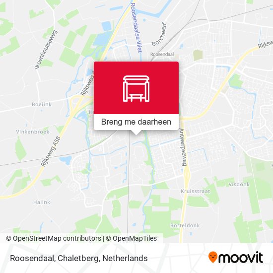 Roosendaal, Chaletberg kaart