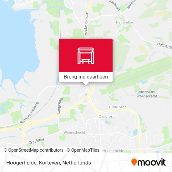 Hoogerheide, Korteven kaart