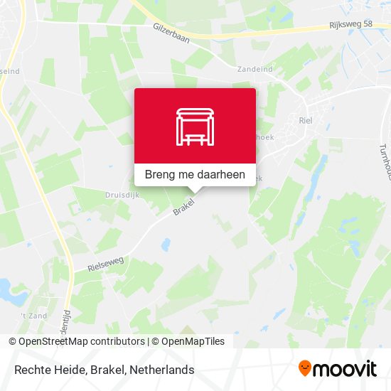 Rechte Heide, Brakel kaart