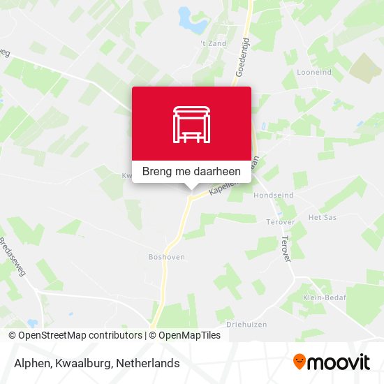 Alphen, Kwaalburg kaart