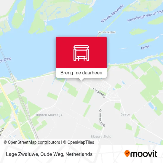 Lage Zwaluwe, Oude Weg kaart