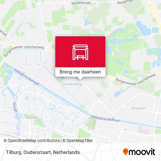 Tilburg, Oudenstaart kaart