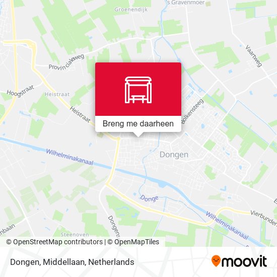 Dongen, Middellaan kaart