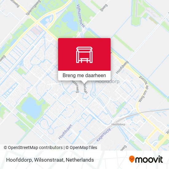 Hoofddorp, Wilsonstraat kaart