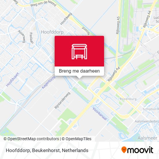 Hoofddorp, Beukenhorst kaart