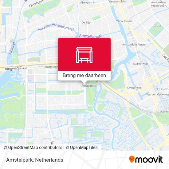 Amstelpark kaart