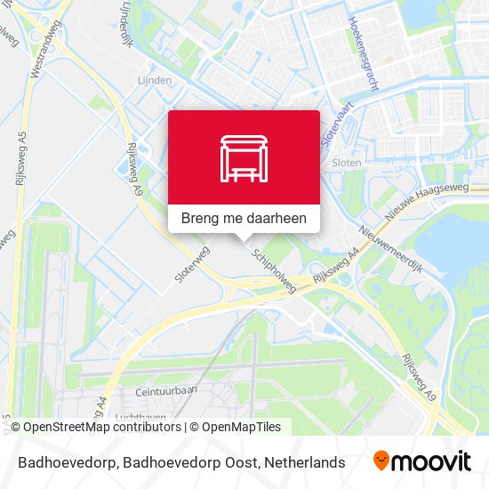 Badhoevedorp, Badhoevedorp Oost kaart